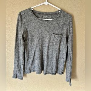 Madewell grey Long Sleeve Top XS